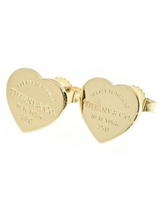 Tiffany & Co Diamond Crisscross X Omega Earrings 18K Yellow  Tiffany & Co Earrings